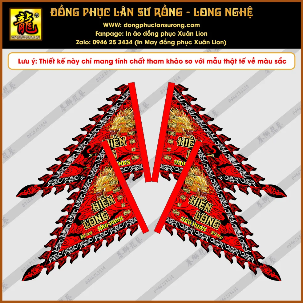 CỜ TAM GIÁC- CỜ NGŨ SẮC - CỜ THẦN - CỜ LỄ HIỀN LONG