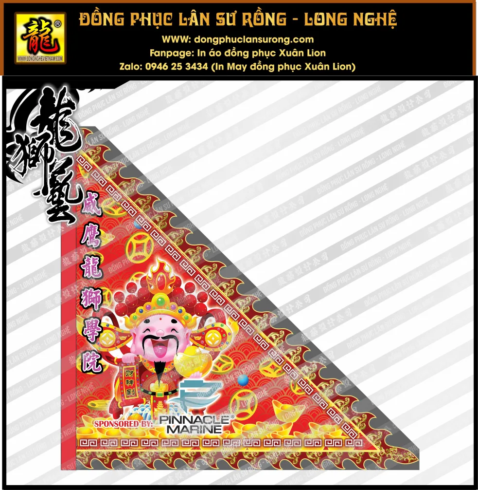 CỜ TAM GIÁC SIZE ĐẠI - CỜ MÚA LÂN MALAYSIA 15