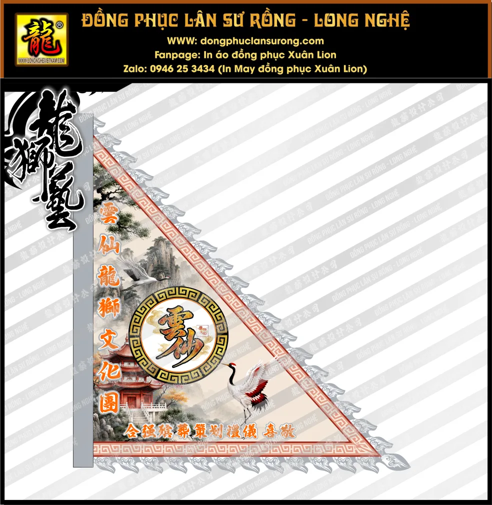 CỜ TAM GIÁC SIZE ĐẠI - CỜ MUA LÂN SINGAPORE 6