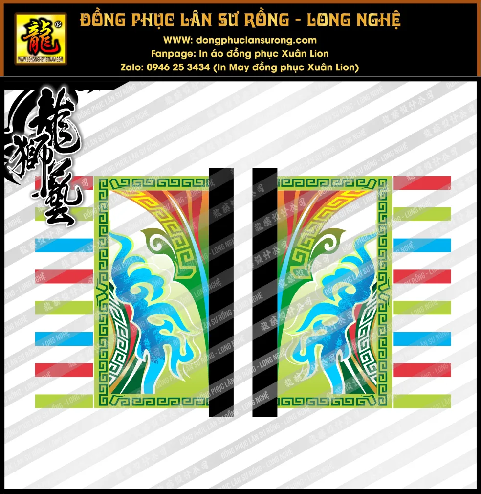 CỜ VUÔNG - CỜ THẤT TINH - CỜ MÚA LÂN 3D M2