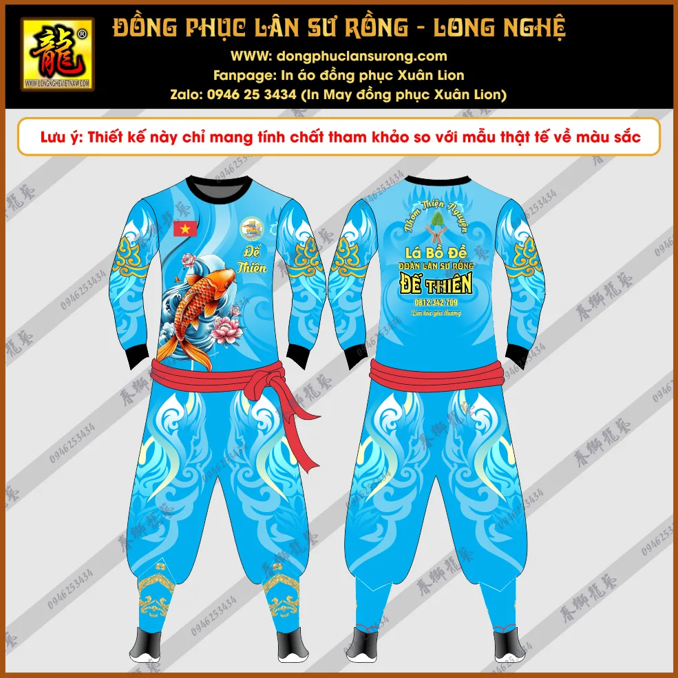ĐỒNG PHỤC LÂN SƯ RỒNG ĐẾ THIÊN