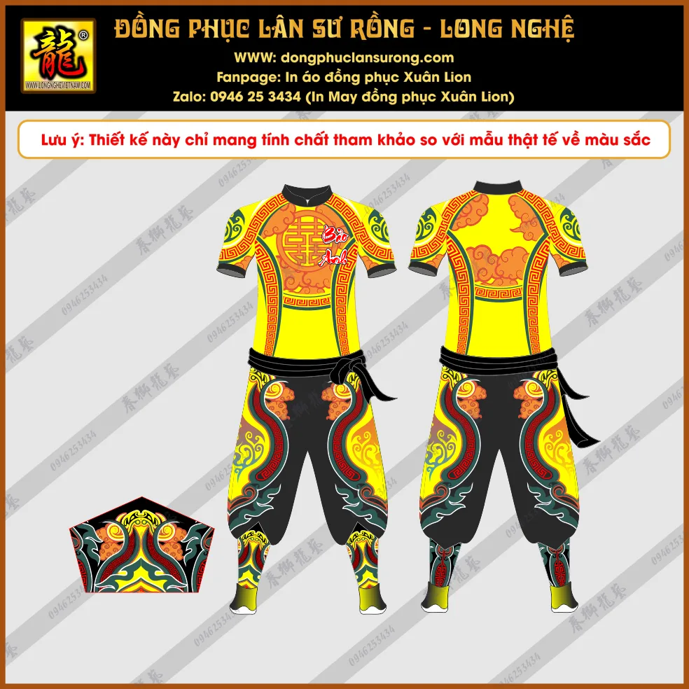 ĐỒNG PHỤC LÂN SƯ RỒNG BẢO ANH