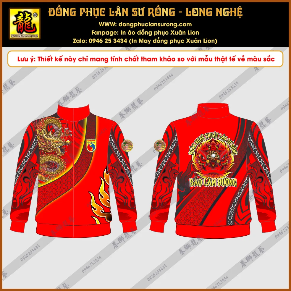 ĐỒNG PHỤC LÂN SƯ RỒNG BẢO LÂM