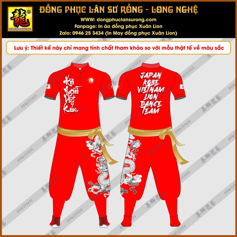 ĐỒNG PHỤC LÂN SƯ RỒNG HỘI NGƯỜI VIỆT