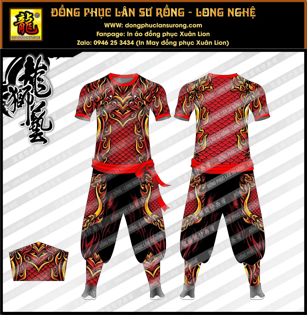ĐỒNG PHỤC LÂN SƯ RỒNG MẪU 2026