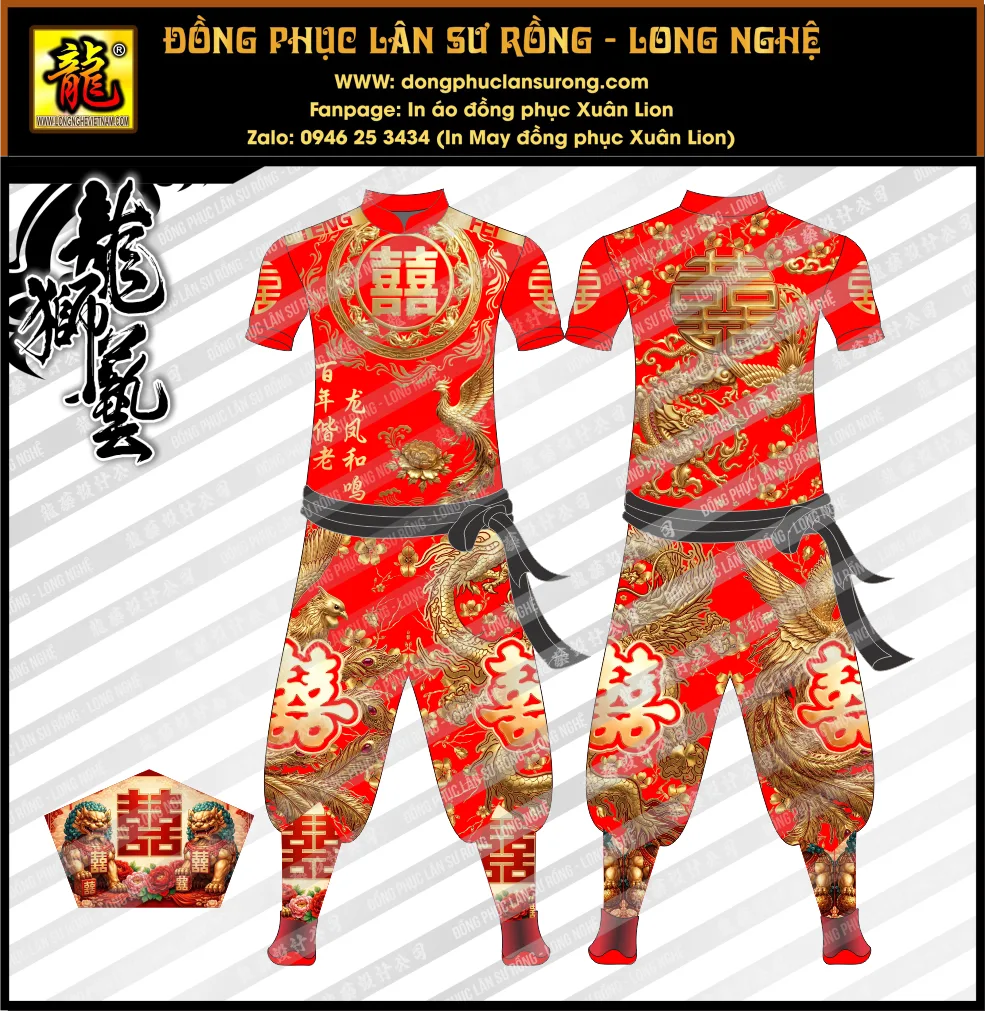 ĐỒNG PHỤC LÂN SƯ RỒNG TENG FEI