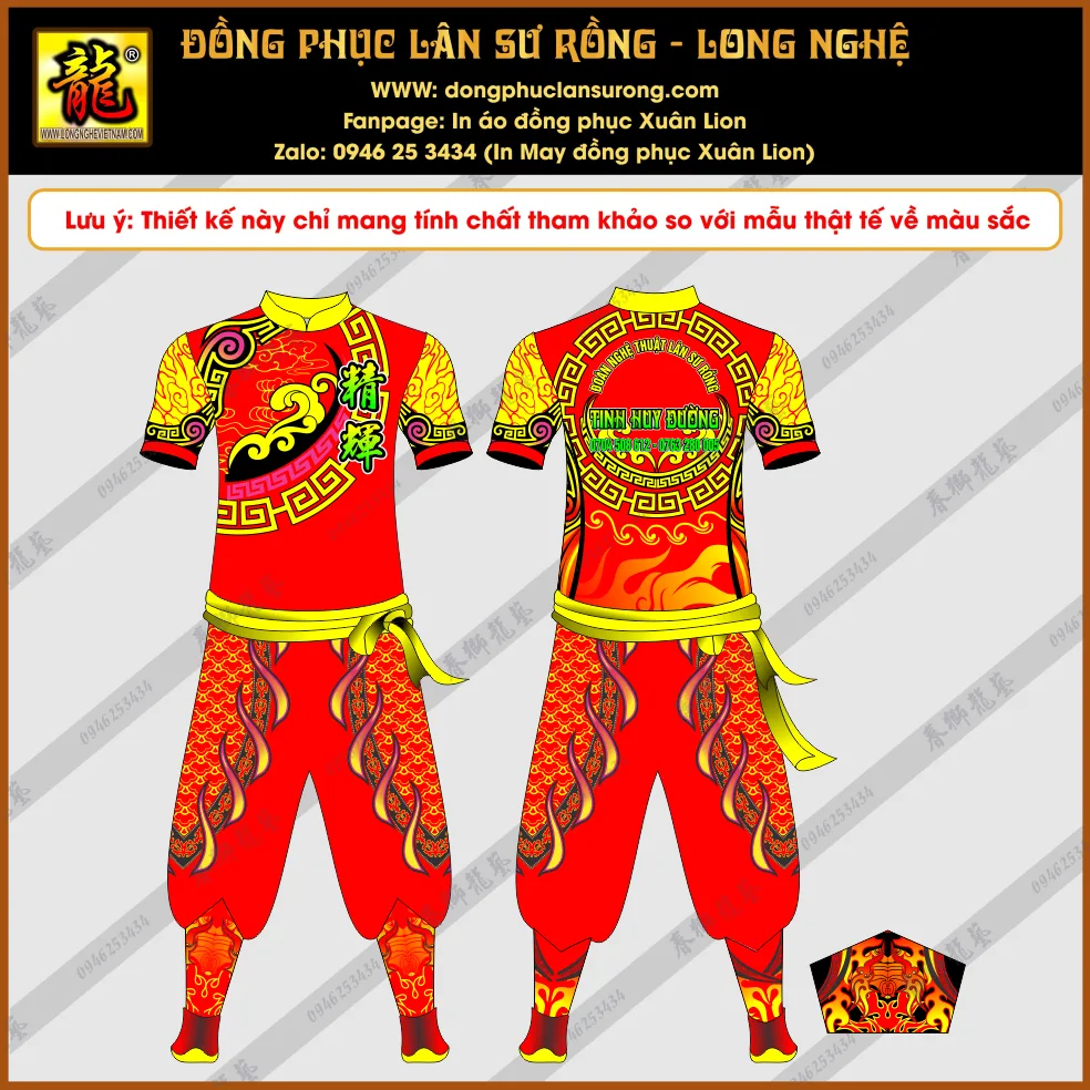 ĐỒNG PHỤC LÂN SƯ RỒNG TINH HUY